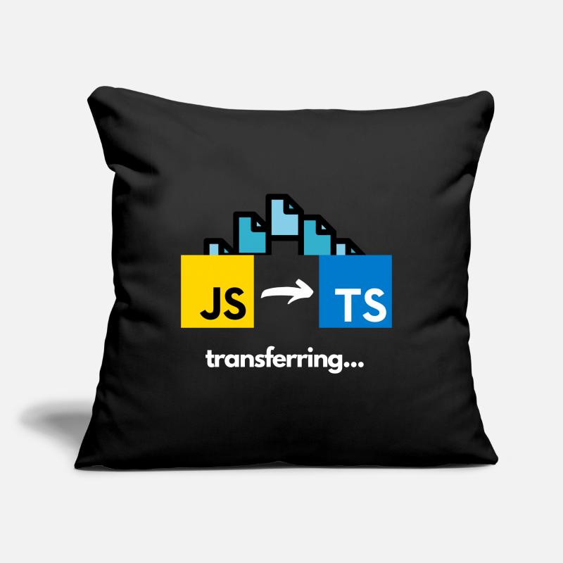 Transfert de Javascript à Typescript Coussin et housse de 45 x 45 cm
