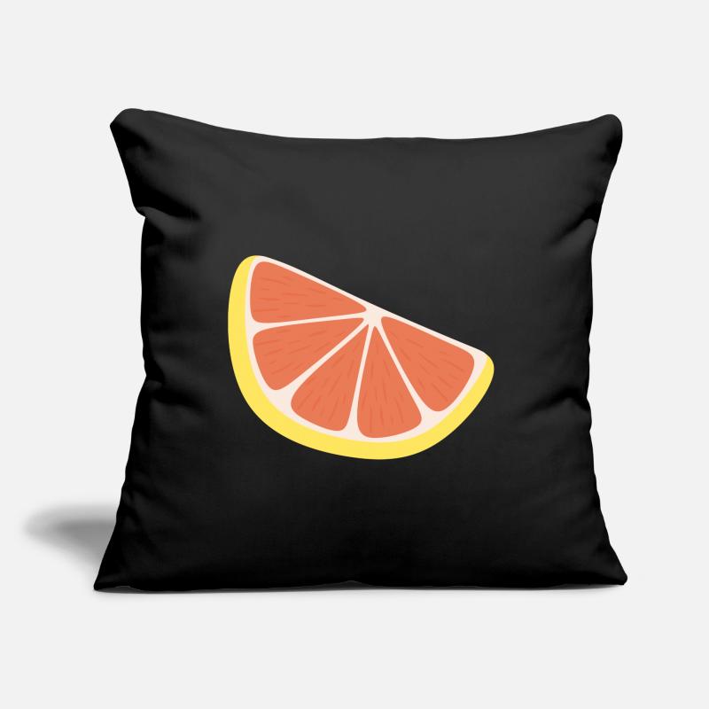 Tranche de pamplemousse Coussin et housse de 45 x 45 cm