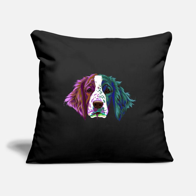 Splash Welsh Springer Spaniel chien Coussin et housse de 45 x 45 cm