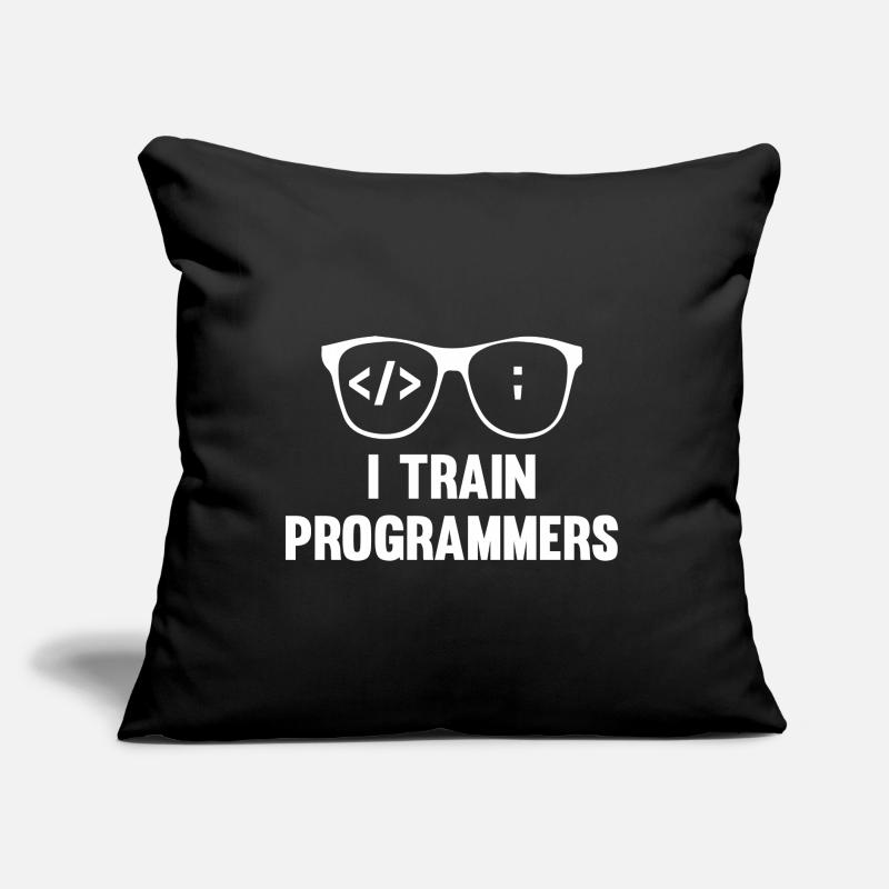 Programmeur Coder Développeur de logiciels Coussin et housse de 45 x 45 cm