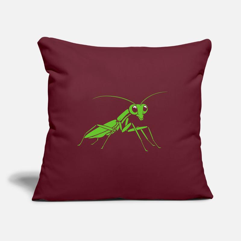 Praying mantis Sofa pillow with filling 45cm x 45cm