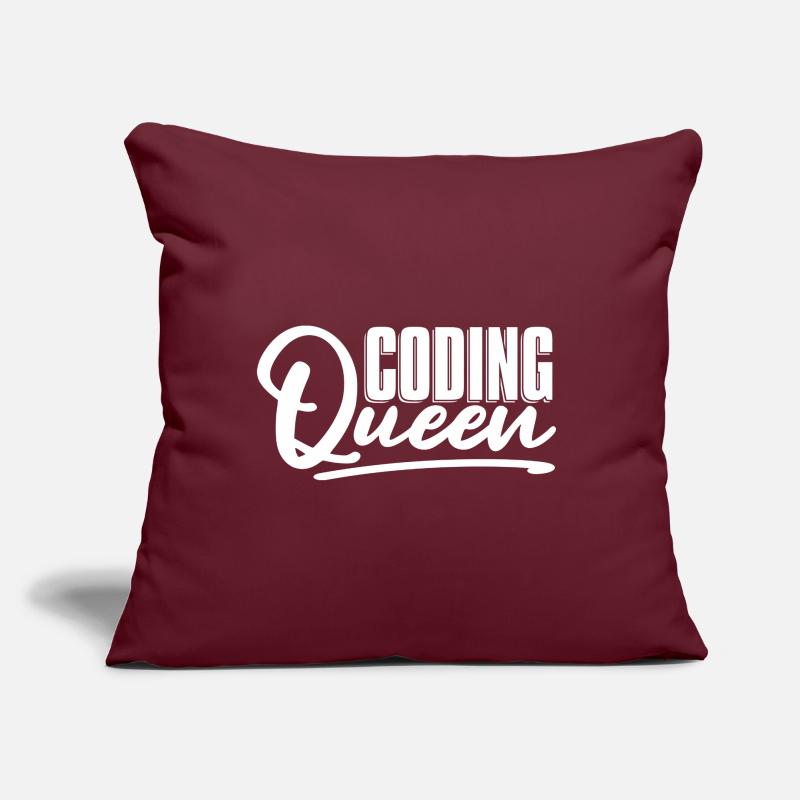 Programmeur Coder Développeur de logiciels Coussin et housse de 45 x 45 cm