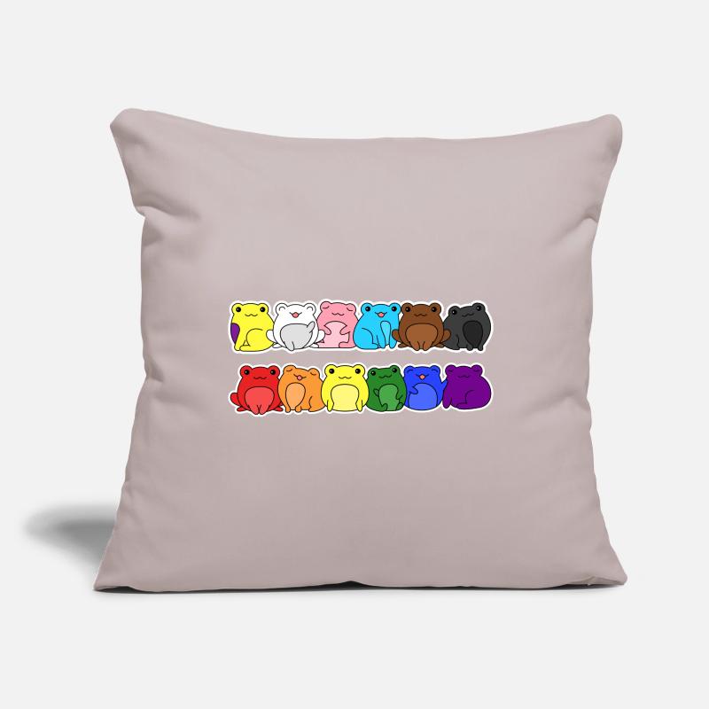 Fierté Progrès FlagFrog Egalité Coussin et housse de 45 x 45 cm