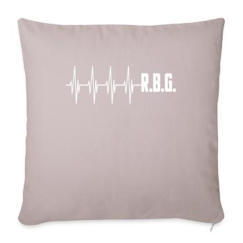 RBG Ruth Bader Ginsburg Civil Political Feminist - Sofa pillow with filling 45cm x 45cm - light taupe - Front