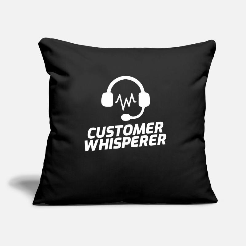 Customer Service Representative Call Center Agent Sofakissen mit Füllung 45 x 45 cm