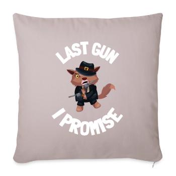 Gunaholic Guns Lover & Pro Gun Laws Shooting Range - Sofakissen mit Füllung 45 x 45 cm - helles Taupe - Vorne