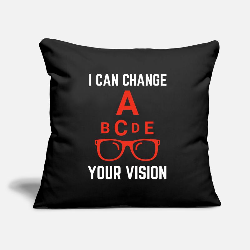 Ophtalmologiste Optométriste Optométrie et Opticien Coussin et housse de 45 x 45 cm