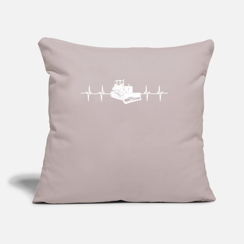 Backhoe Bulldozer And Heavy Equipment Operator Sofa pillow with filling 45cm x 45cm