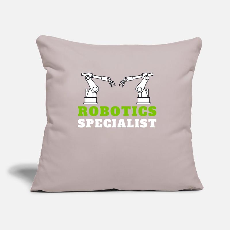 Robotics Robots Droid Builder And Robotics Sofa pillow with filling 45cm x 45cm