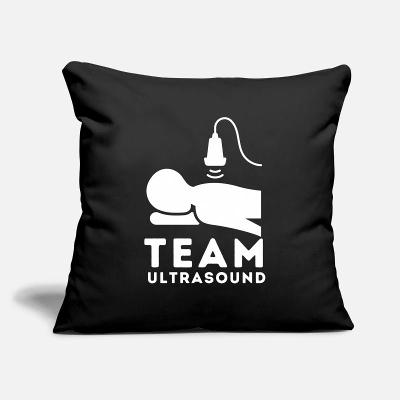 Échographiste Échographie Échographie Échographie Coussin et housse de 45 x 45 cm