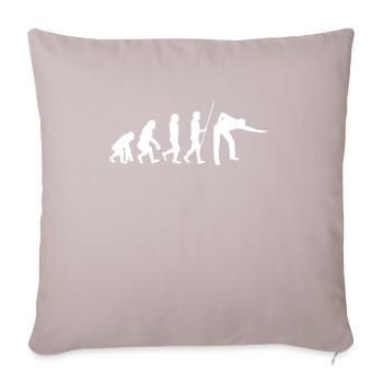Pool Billiards Cue Sports And Snooker Tournament - Sofa pillow with filling 45cm x 45cm - light taupe - Front