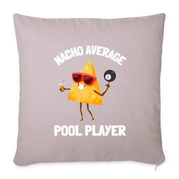 Pool Billiards Cue Sports And Snooker Tournament - Sofa pillow with filling 45cm x 45cm - light taupe - Front