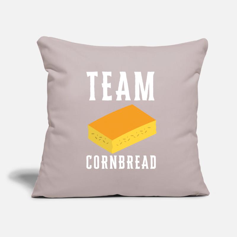 Cornbread Baking Cornmeal Muffins Batter Bread Sofa pillow with filling 45cm x 45cm