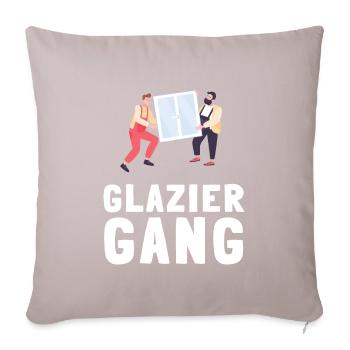 Glazier Glass Fitter And Glass Setter Window - Sofa pillow with filling 45cm x 45cm - light taupe - Front