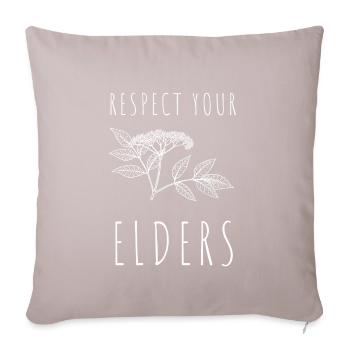 Sirop de sureau Boisson Flu Sambucus Homéopathe - Coussin et housse de 45 x 45 cm - taupe clair - Devant