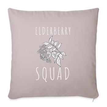 Sirop de sureau Boisson Flu Sambucus Homéopathe - Coussin et housse de 45 x 45 cm - taupe clair - Devant