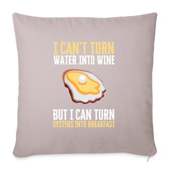 Oyster Shuck Shucking Seafood And Clam Digger - Sofa pillow with filling 45cm x 45cm - light taupe - Front