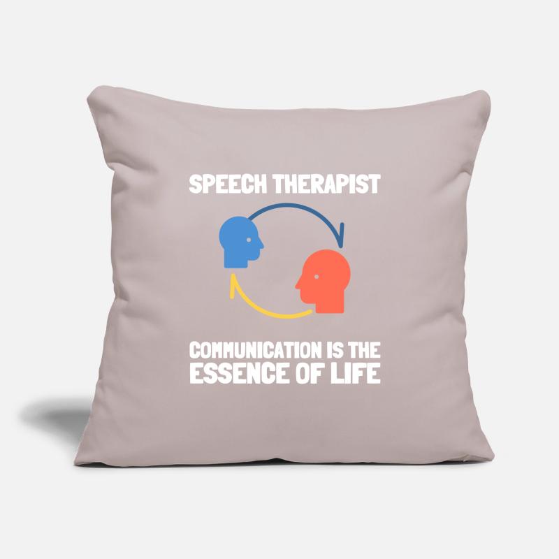 Speech Language Pathologist Speech Therapy SLP Sofa pillow with filling 45cm x 45cm