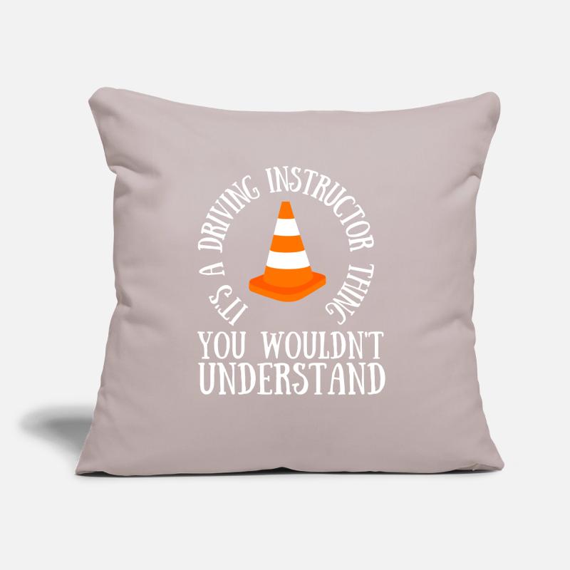 Driving Instructor Driver Car Parking Exam Driving Sofakissen mit Füllung 45 x 45 cm