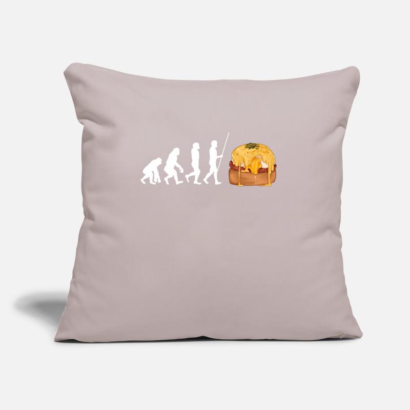 Eggs Benedicts Omelete Breakfast Brunch Sofa pillow with filling 45cm x 45cm