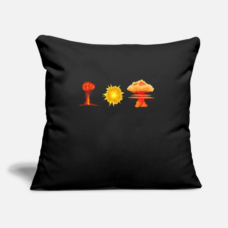 Uranium Fission Nuclear Engineering Theme Sofa pillow with filling 45cm x 45cm
