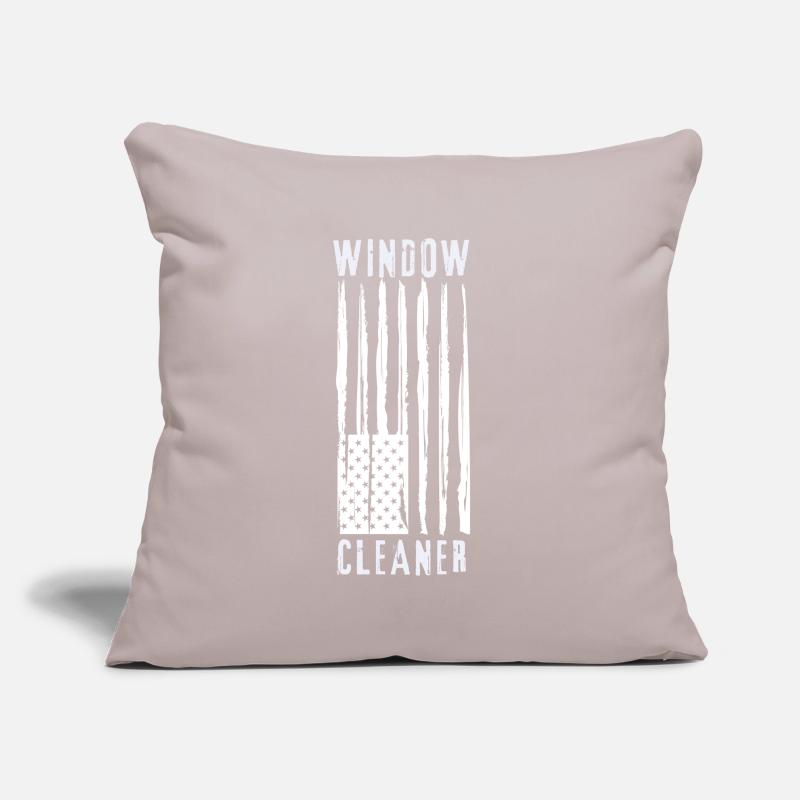 Window Cleaner Services Car Window Cleaning Window Sofa pillow with filling 45cm x 45cm