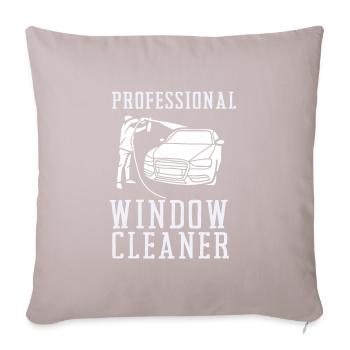 Window Cleaner Services Car Window Cleaning Window - Sofa pillow with filling 45cm x 45cm - light taupe - Front