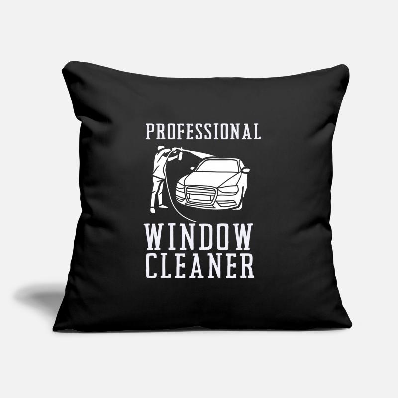 Window Cleaner Services Car Window Cleaning Window Sofakissen mit Füllung 45 x 45 cm