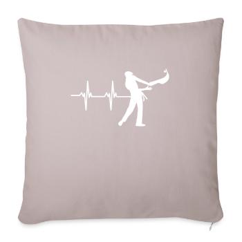 Euskal Presoak Euskal Herria Basque Country - Sofa pillow with filling 45cm x 45cm - light taupe - Front