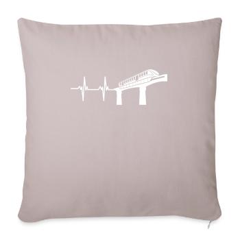 Public Transportation Stand Clear Of - Sofa pillow with filling 45cm x 45cm - light taupe - Front
