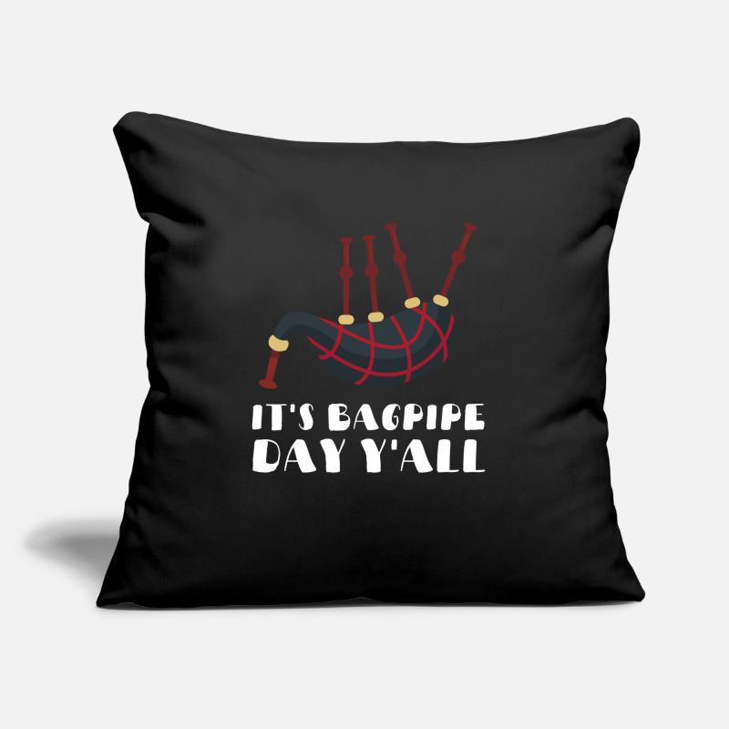 Joueur de cornemuse Scotsman Cornemuse Coussin et housse de 45 x 45 cm