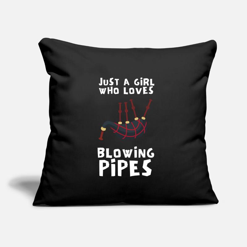 Joueur de cornemuse Scotsman Cornemuse Coussin et housse de 45 x 45 cm