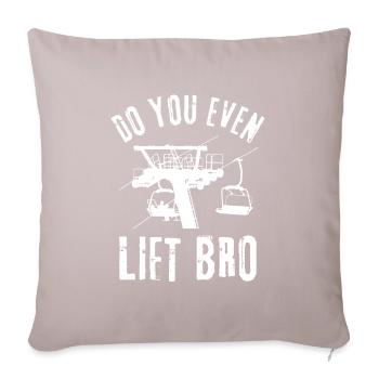 Soulevez-vous même Bro Ski - Coussin et housse de 45 x 45 cm - taupe clair - Devant