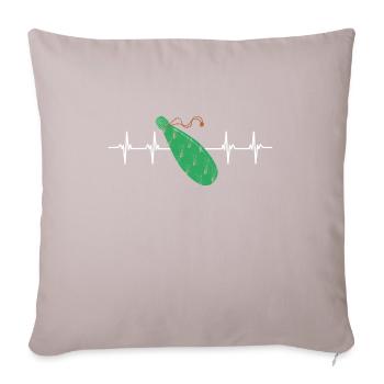 Maori Hei Tiki Tribal Tattoo Nouvelle-Zélande - Coussin et housse de 45 x 45 cm - taupe clair - Devant