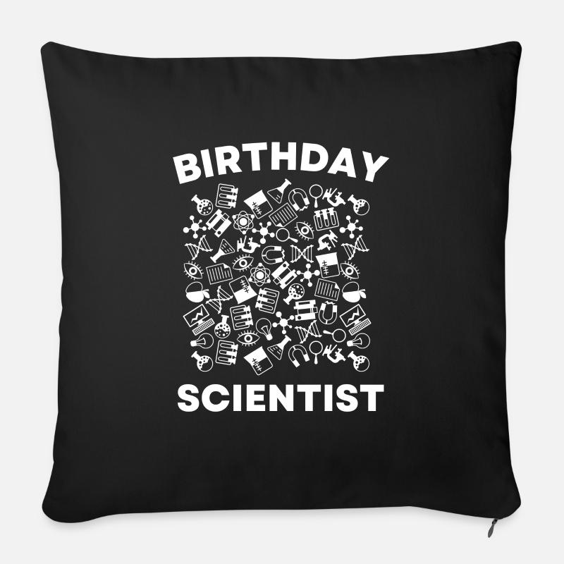 10 ans Science Anniversaire Enfant 9 - Coussin et housse de 45 x 45 cm - noir