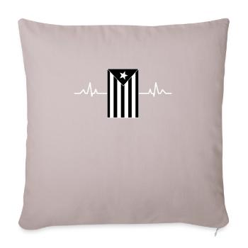 Bandera Independentista Catalana Estelada Negra - Coussin et housse de 45 x 45 cm - taupe clair - Devant