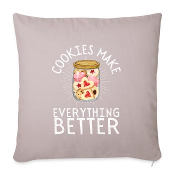 Scout Bakery Scouting Marchand de biscuits - Coussin et housse de 45 x 45 cm - taupe clair - Devant