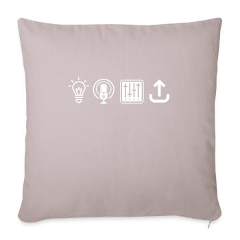 Sync Licensing Music Producer - Sofakissen mit Füllung 45 x 45 cm - helles Taupe - Vorne