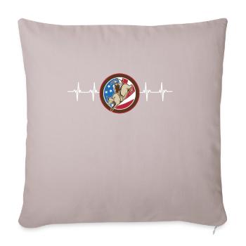 Future Bull Rider Steer Riding - Coussin et housse de 45 x 45 cm - taupe clair - Devant