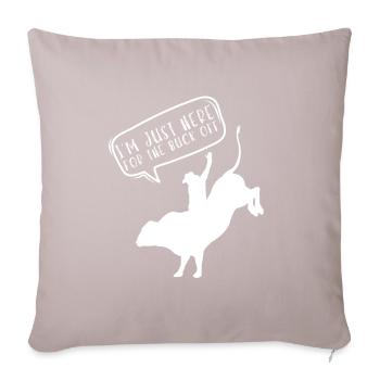 Future Bull Rider Steer Riding - Coussin et housse de 45 x 45 cm - taupe clair - Devant