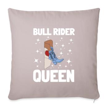 Future Bull Rider Steer Riding - Coussin et housse de 45 x 45 cm - taupe clair - Devant