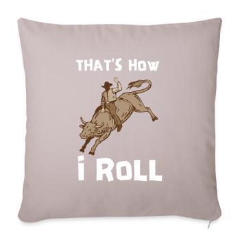 Future Bull Rider Steer Riding - Coussin et housse de 45 x 45 cm - taupe clair - Devant