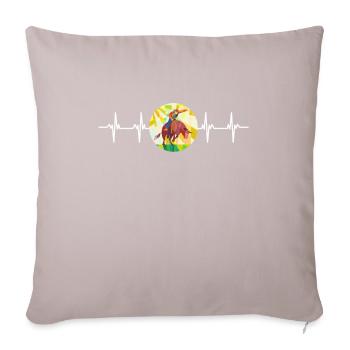 Future Bull Rider Steer Riding - Coussin et housse de 45 x 45 cm - taupe clair - Devant