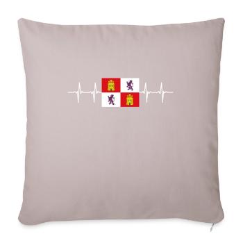 Spain Spanish Region Castile And León - Sofa pillow with filling 45cm x 45cm - light taupe - Front