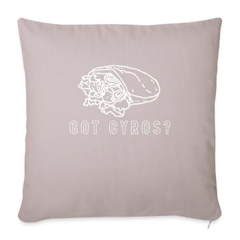 Got Gyros - Sofa pillow with filling 45cm x 45cm - light taupe - Front
