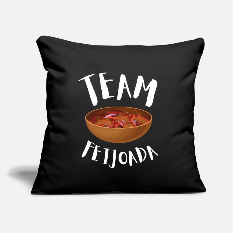 Brésil Ragoût de haricots de porc brésilien Feijoada Coussin et housse de 45 x 45 cm