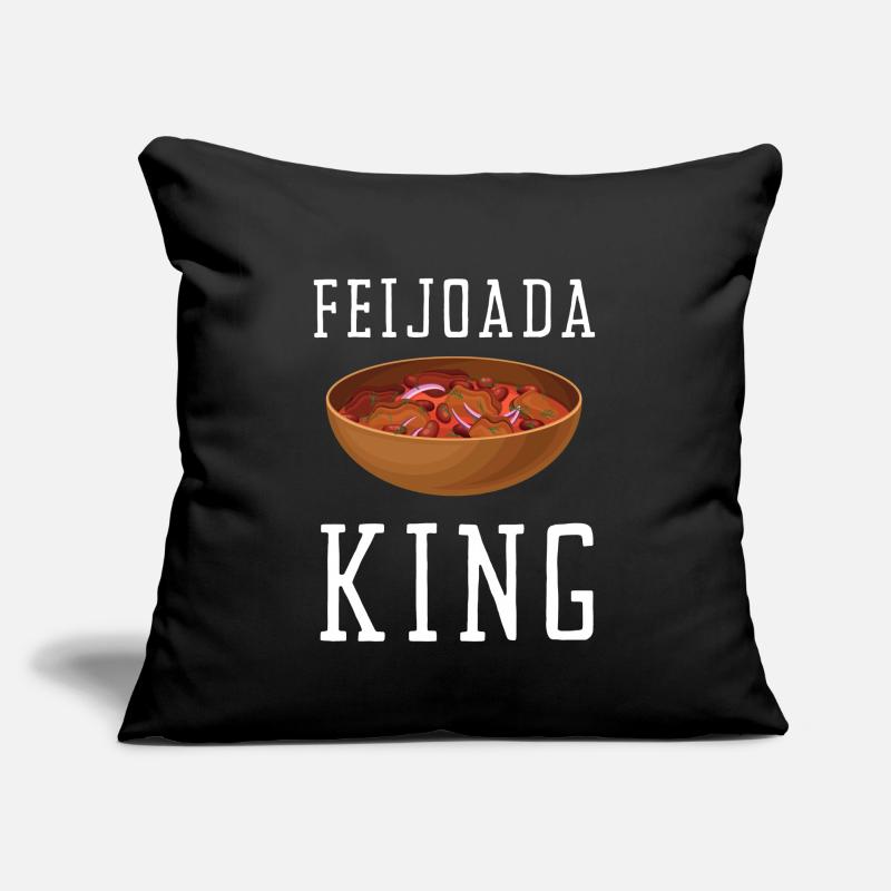 Brésil Ragoût de haricots de porc brésilien Feijoada Coussin et housse de 45 x 45 cm