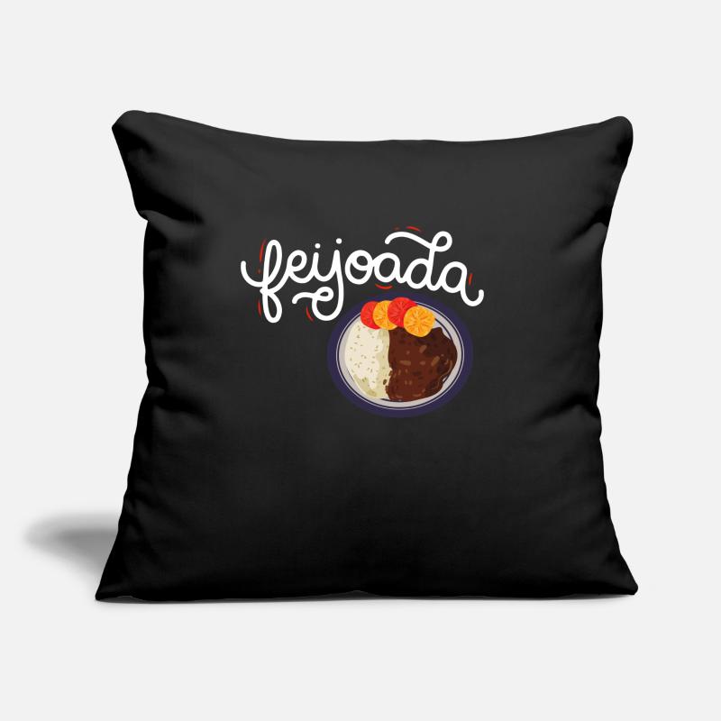 Brésil Ragoût de haricots de porc brésilien Feijoada Coussin et housse de 45 x 45 cm