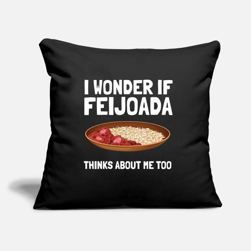 Brésil Ragoût de haricots de porc brésilien Feijoada Coussin et housse de 45 x 45 cm