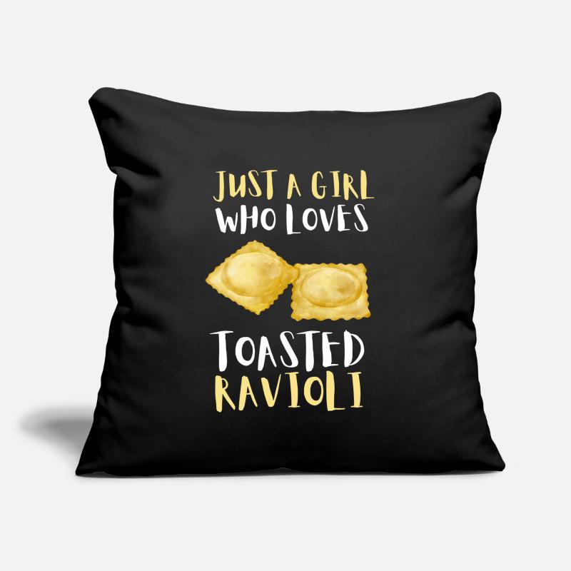 St. Louis Toasted Ravioli Sofa pillow with filling 45cm x 45cm